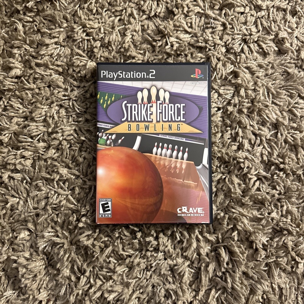 Strike Force Bowling (Sony PlayStation 2, 2004) W/Manual